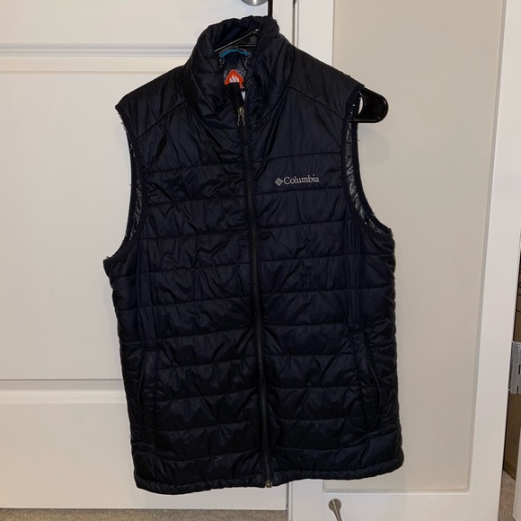 Men's Columbia Omni-heat vest size Small black - Picture 1 of 6
